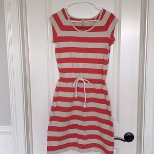 Hanna Andersson striped tie dress XS